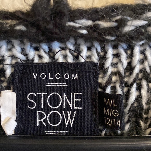 Volcom Stone Row fringe zip up jacket size M/L - Picture 3 of 8